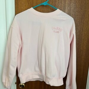 H&M Light Pink Paris Club Pullover